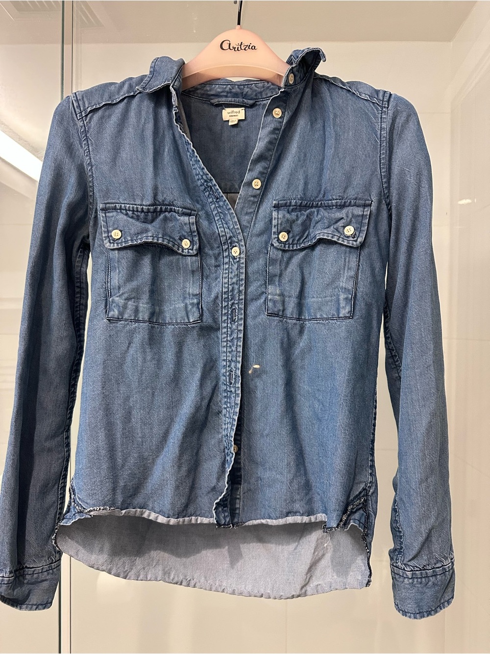 Aritzia Wilfred Denim Shirt -XXS